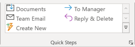 Quick Steps gallery 2 in Outlook for Microsoft 365 Quick Steps gallery 2 in Outlook 365