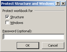 Protect Structure and Windows in Excel 2007