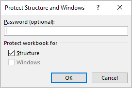 Protect Structure and Windows in Excel for Microsoft 365 Protect Structure and Windows in Excel 365