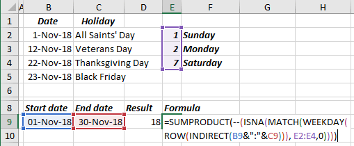 SUMPRODUCT with ISNA and MATCH in Excel 2016 SUMPRODUCT with ISNA and MATCH in Excel 2016