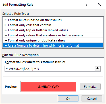 Conditional Formatting For Weekends Microsoft Excel 16 Conditional Formatting For Weekends Microsoft Excel 16