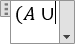 A Boolean algebra equation 1 in Word for Microsoft 365 A Boolean algebra equation 1 in Word 365