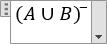 A Boolean algebra equation 2 in Word for Microsoft 365 A Boolean algebra equation 2 in Word 365