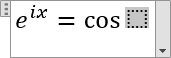 An equation with trigonometric functions 2 in Word 365