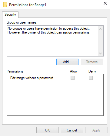 Allow Specific Users To Edit Ranges In A Protected Spreadsheet Microsoft Excel 16