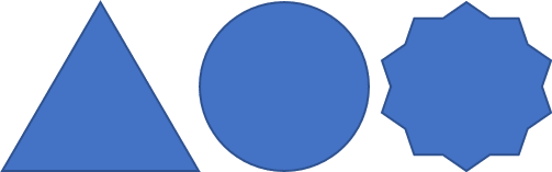 Shapes with regular proportions in PowerPoint for Microsoft 365 Shapes with regular proportions in PowerPoint 365