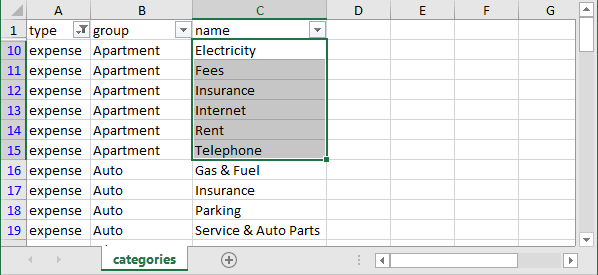 drop down calendar excel 2016