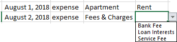 Dependent drop-down lists in Excel 2016