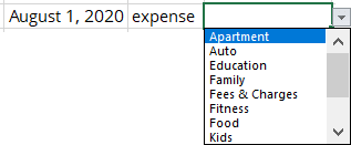 First drop-down list in Excel for Microsoft 365 First drop-down list in Excel 365
