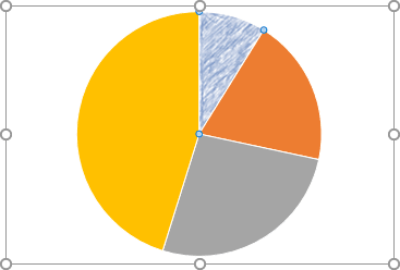 The first data point in PowerPoint for Microsoft 365 The first data point in PowerPoint 365