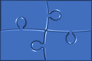 Jigsaw puzzle chart in PowerPoint for Microsoft 365 Jigsaw puzzle chart in PowerPoint 365