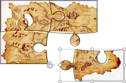 One piece aside in PowerPoint for Microsoft 365 One piece aside in PowerPoint 365