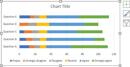 Switched data series in chart Excel 365
