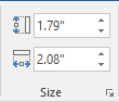 SmartArt sizes in Word 2016