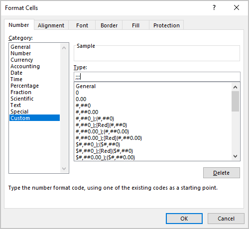 Format Cells dialog box in Excel 365