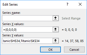 Edit Series dialog box in Excel 2016 Edit Series dialog box in Excel 2016