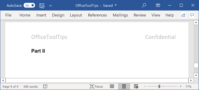 New part of a document on an odd page in Word 365 New part of a document on an odd page in Word 365