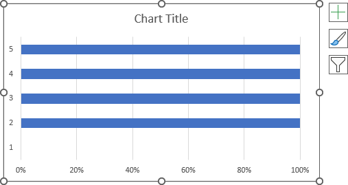 100% Stacked Column chart in Excel for Microsoft 365 100% Stacked Column graph in Excel 365