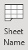 Sheet Name button in Excel 365