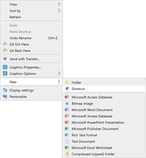 New Shortcut in the popup menu Word for Microsoft 365 New Shortcut in the popup menu Word 365