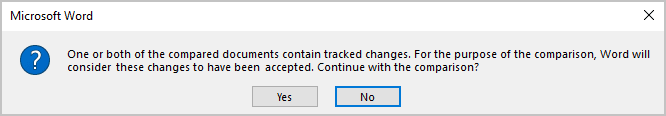 Microsoft Word message box in Word for Microsoft 365 Microsoft Word message box in Word 365