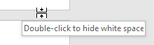 Hide White Space pointer in Word 365