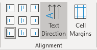 Text Direction Bottom-to-top in Word 365