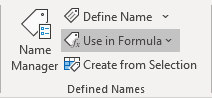 Defined Names - Use in Formula Excel 365