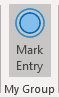 Mark Entry button in Word 365