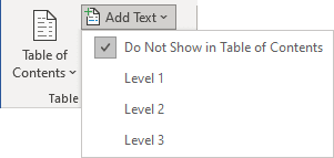 Add Text - Headings in Word 365