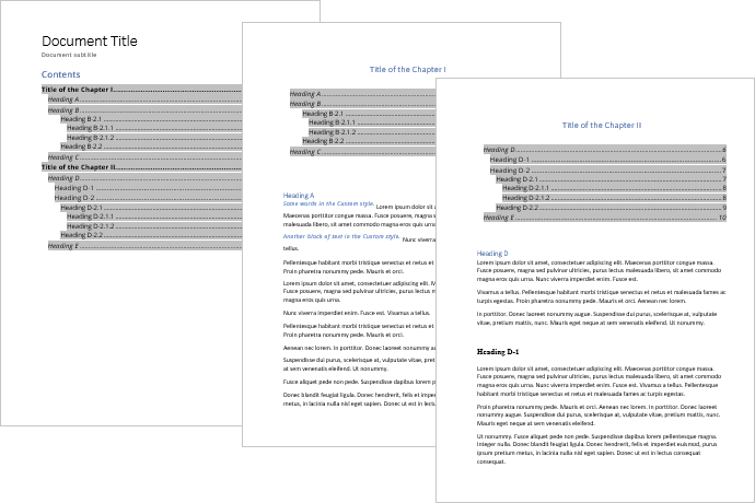 Table of Contents in Word 365