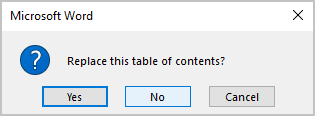 Microsoft Word message in Word for Microsoft 365 Microsoft Word message in Word 365