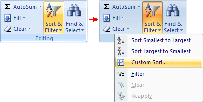 Editing group in Excel 2007