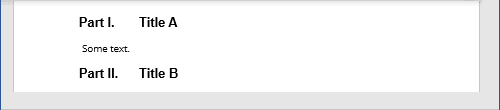 Numbered headings in Header Word for Microsoft 365 Numbered headings in Header Word 365