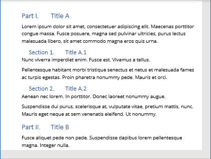 Numbered headings 2 in Word for Microsoft 365 Numbered headings 2 in Word 365