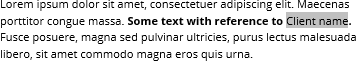 Cross-reference Bookmark example 1 in Word 365