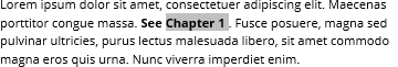 Cross-reference Heading example 3 in Word 365