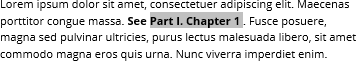 Cross-reference Heading example 4 in Word 365