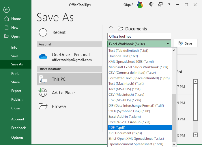 Save Workbooks In PDF Format Microsoft Excel 365 save-workbooks-in-pdf-format-microsoft-excel-365