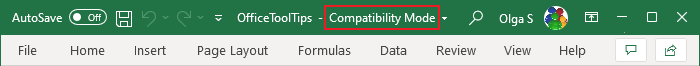 Compatibility Mode in Excel for Microsoft 365 Compatibility Mode in Excel 365