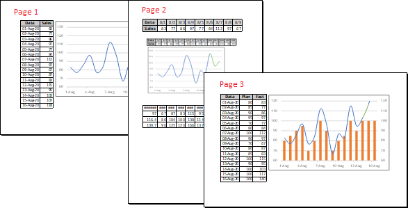 Different page orientation in Excel for Microsoft 365 Different page orientation in Excel 365