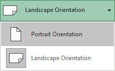 Print orientation in Excel 365