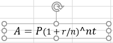 Equation in Linear form Excel 365