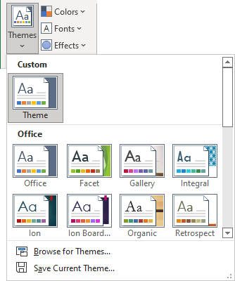 Themes in Excel for Microsoft 365 Themes in Excel 365