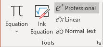 Professional button of Equation in PowerPoint for Microsoft 365 Professional button of Equation in PowerPoint 365
