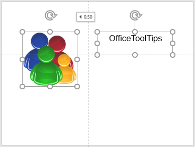 Guides example in PowerPoint 365