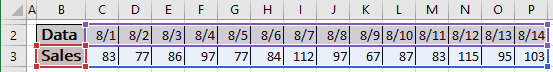 Table from left to right in Excel for Microsoft 365 Table from left to right in Excel 365