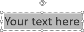 WordArt placehorder in PowerPoint 365