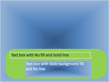 Slide Background Fill example 2 in PowerPoint 365