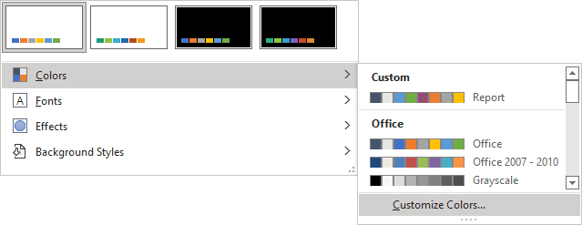 Customize Colors in PowerPoint for Microsoft 365 Customize Colors in PowerPoint 365